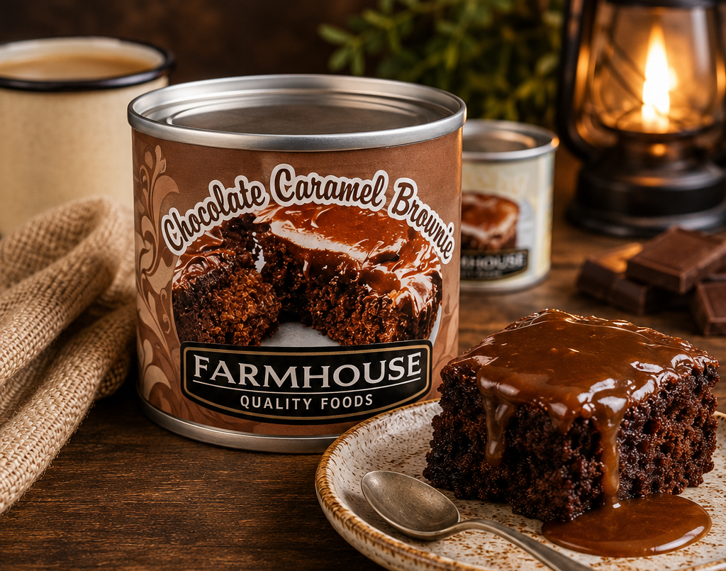 Chocolate Caramel Brownie TinCake 220 g