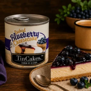 Baked Blueberry Cheesecake TinCake